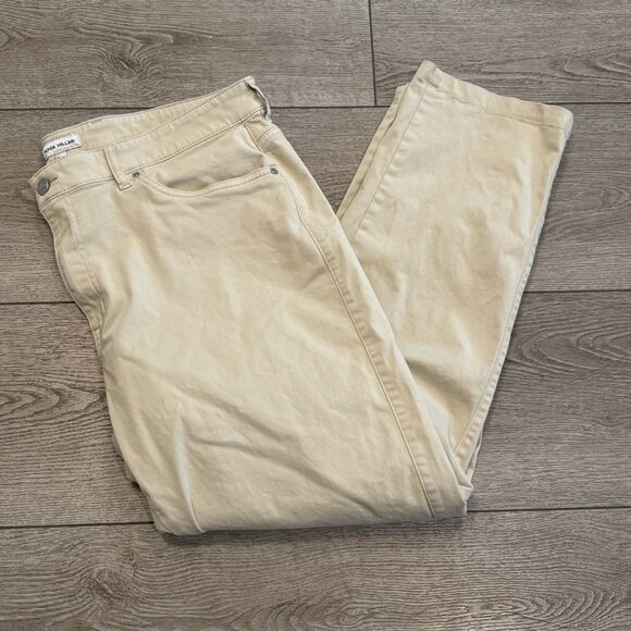 Peter Millar Pants Men 38x32 Sateen 5 Pocket Chino Trouser Khaki Beige Golf - Picture 1 of 8